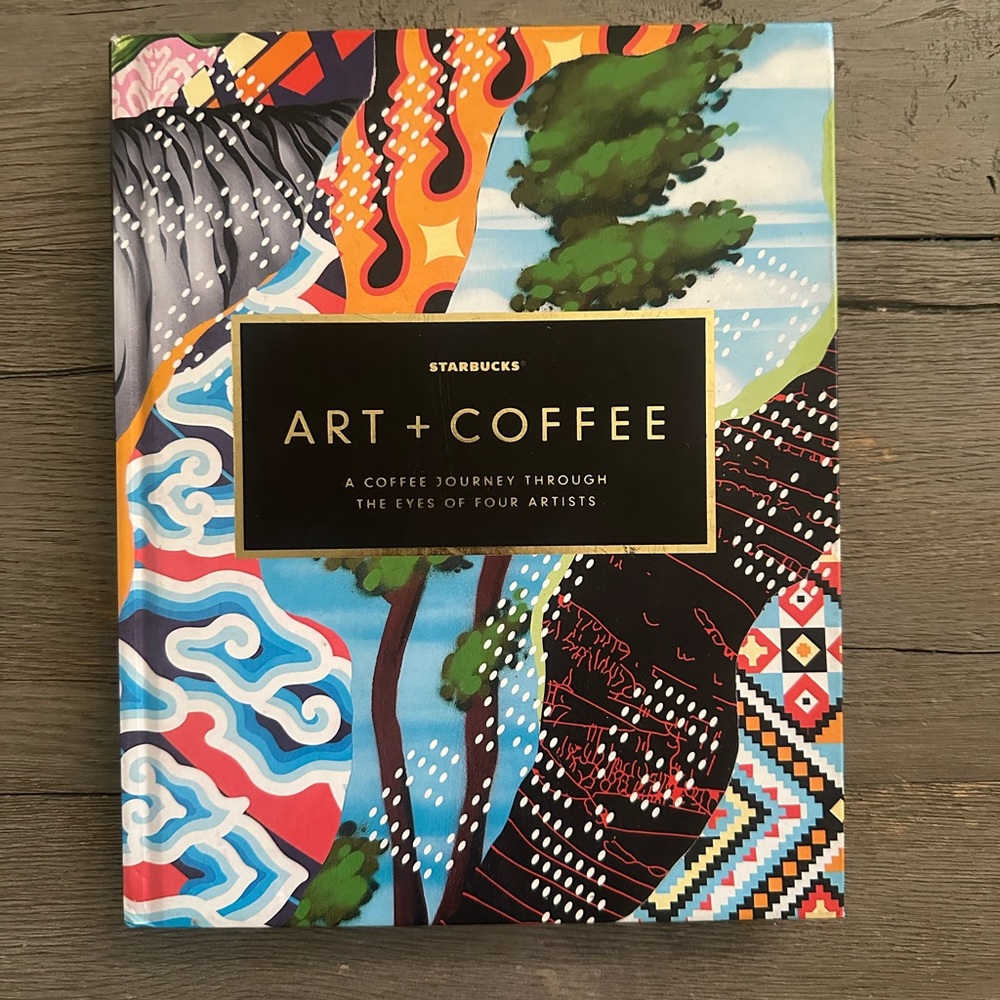 Starbucks Art + Coffee Book with Vibrant Multicolor Design